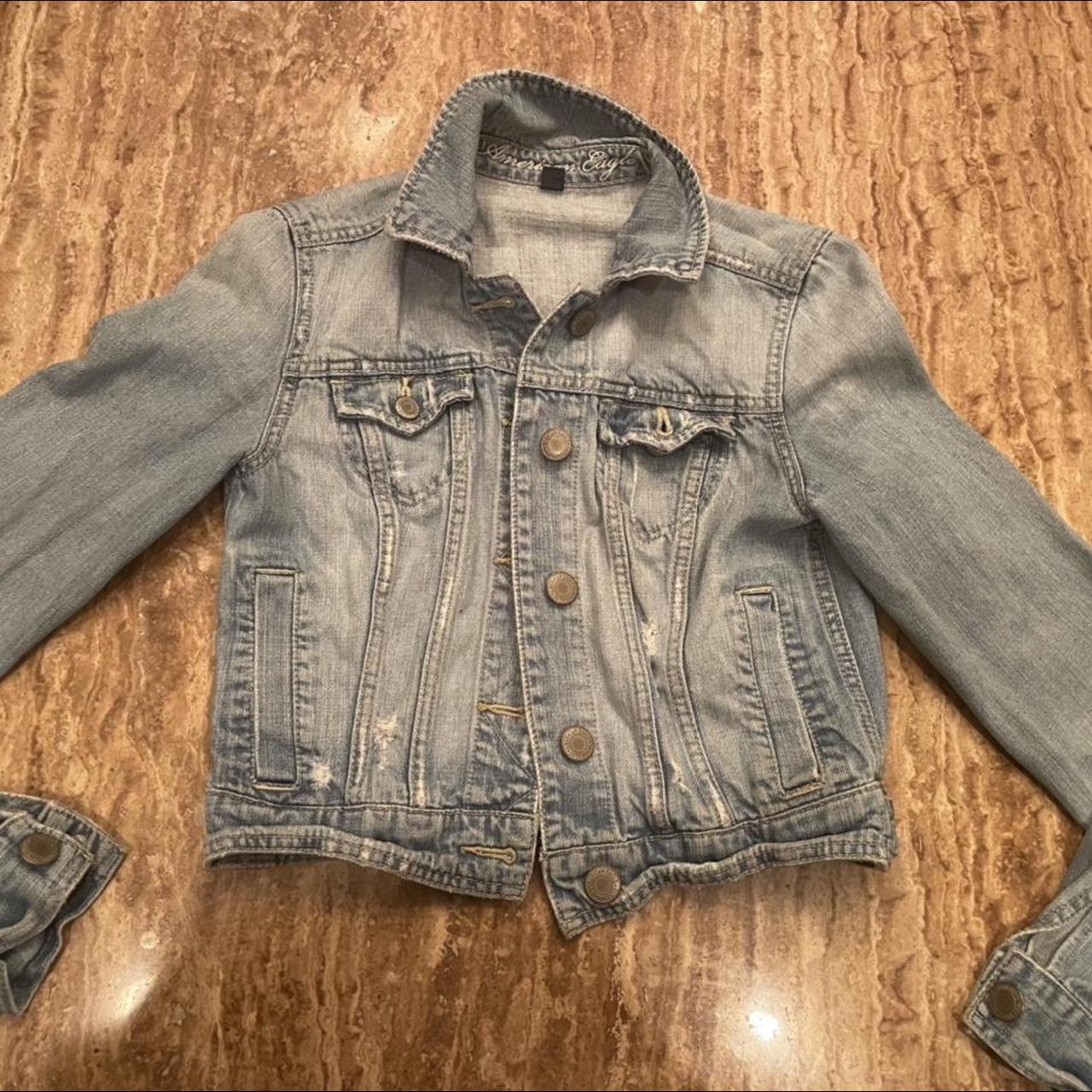 American Eagle Outfitters Women's Blue Jacket | Depop