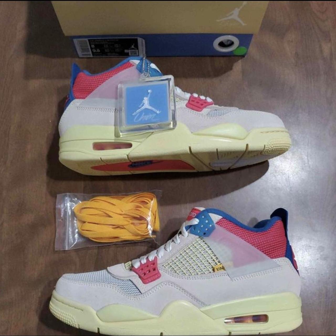 2020 Union LA x Air Jordan 4 Retro “Guava Ice” Worn... - Depop