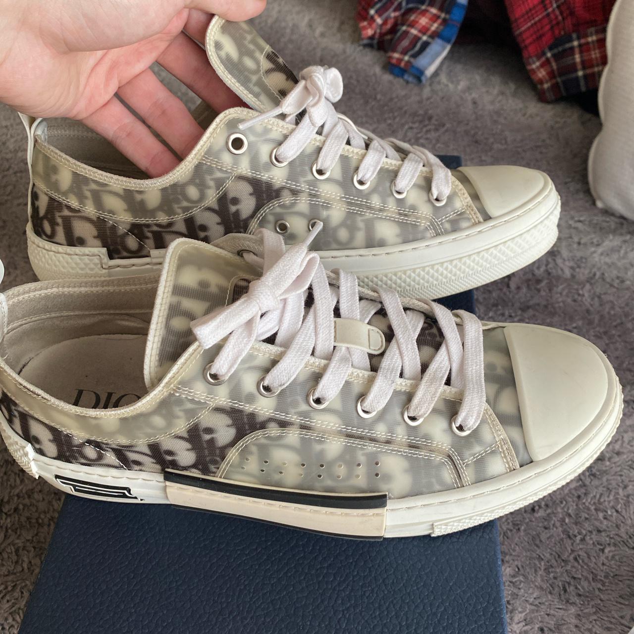 Dior oblique transparency converse Size 42 great... - Depop