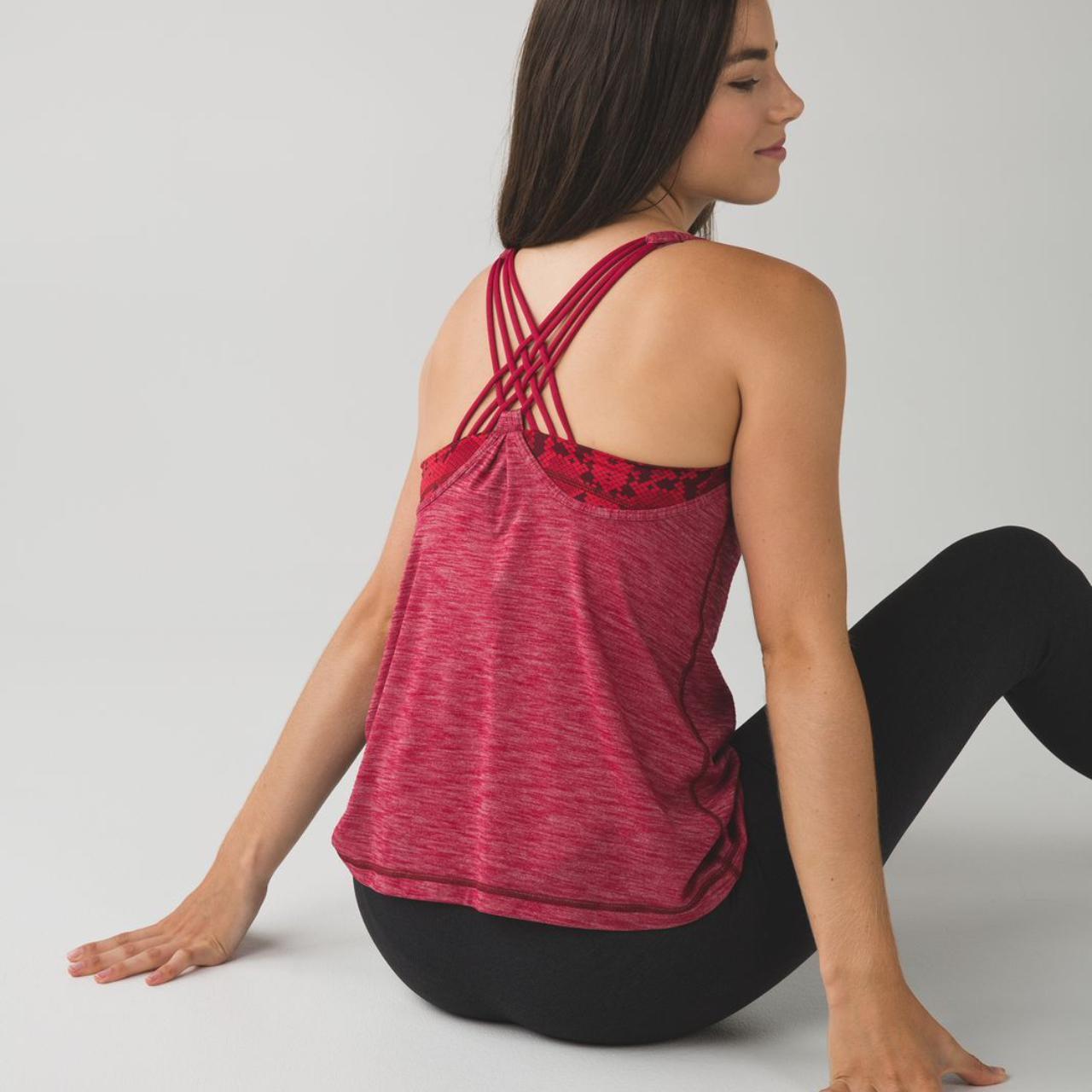 lululemon sunset salutation tank