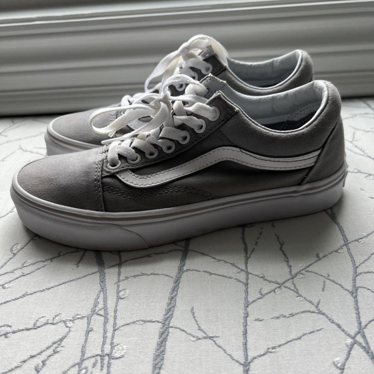 Light grey old skool vans womens hotsell