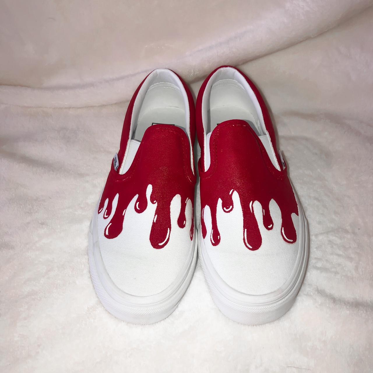 Drippy red outlet vans