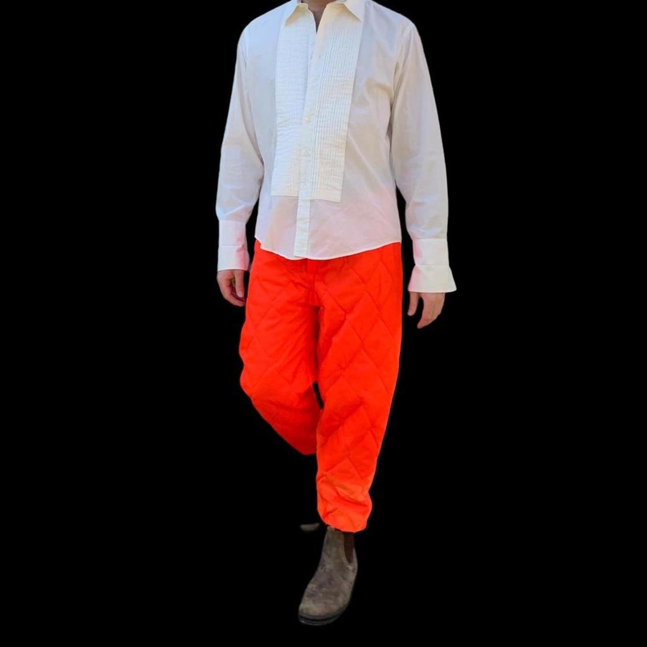 Eckhaus Latta Men's Red and Orange Trousers