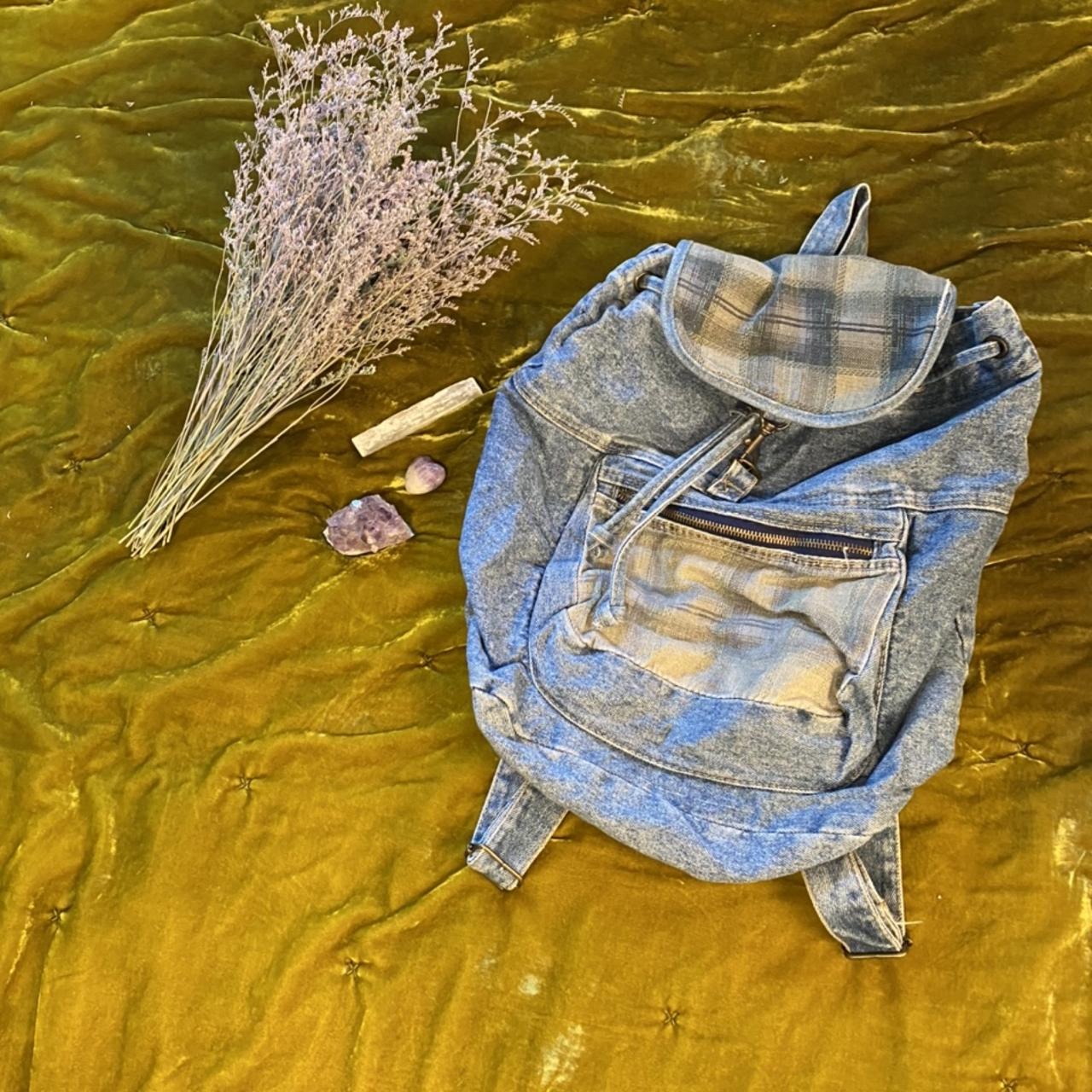 Cute denim cheap backpacks