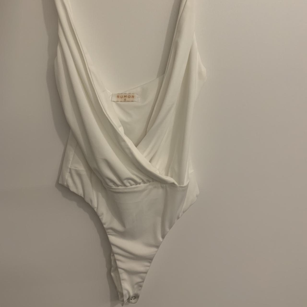 Nice white G-string bodysuit from Rumor Brought from... - Depop