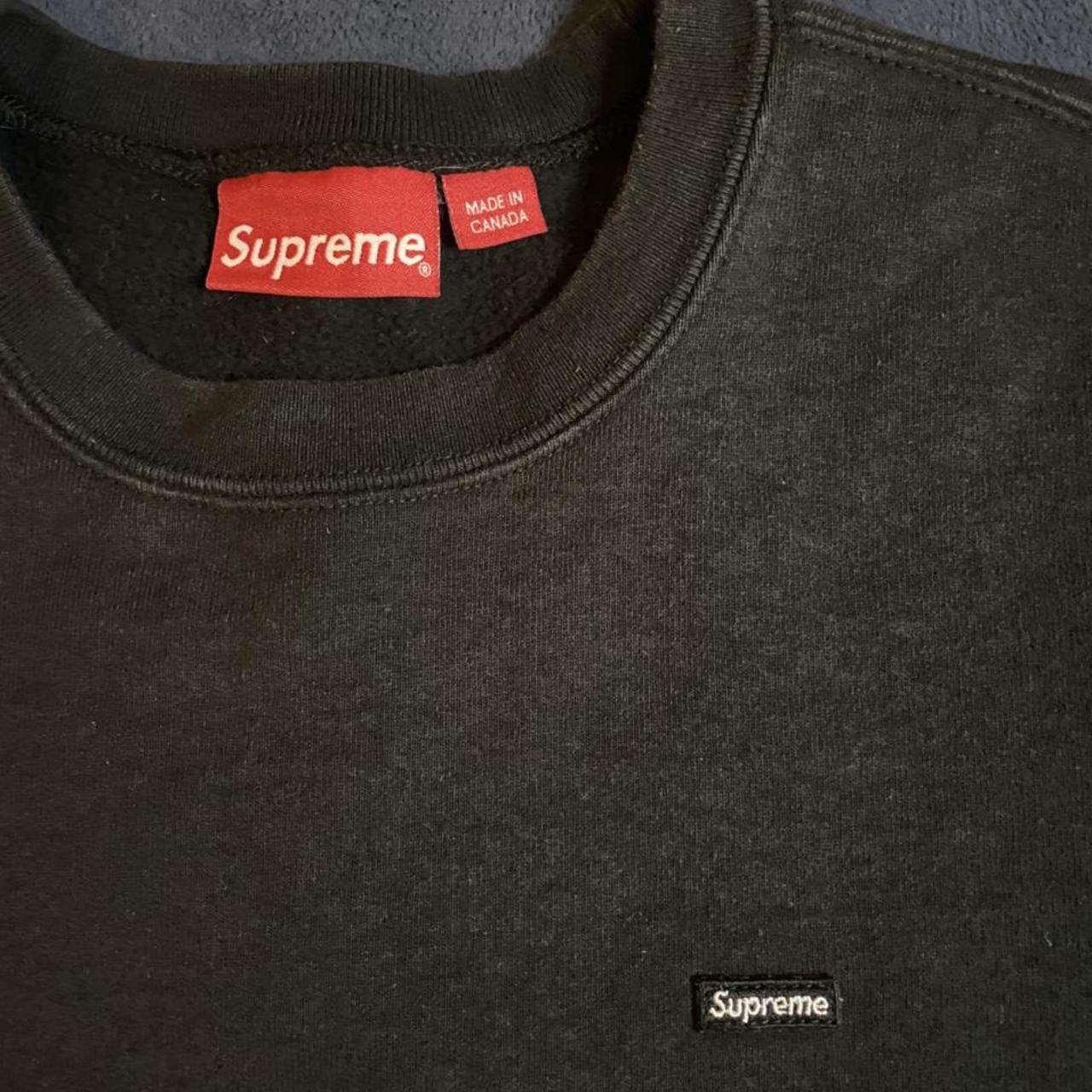 Supreme Small Box Logo Crewneck Sweatshirt... - Depop