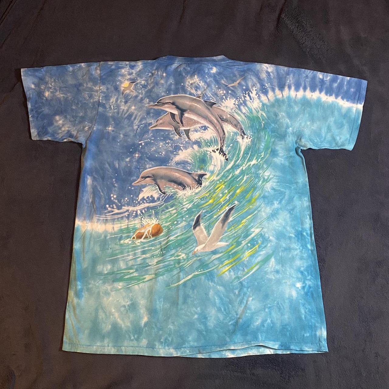 Sick Miami Dolphins 1999 Tie dye tee fits like a - Depop