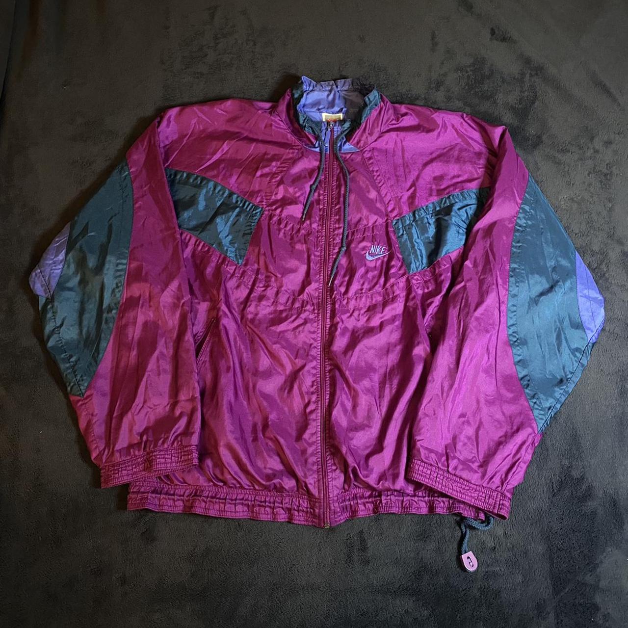 vintage nike grey tag windbreaker