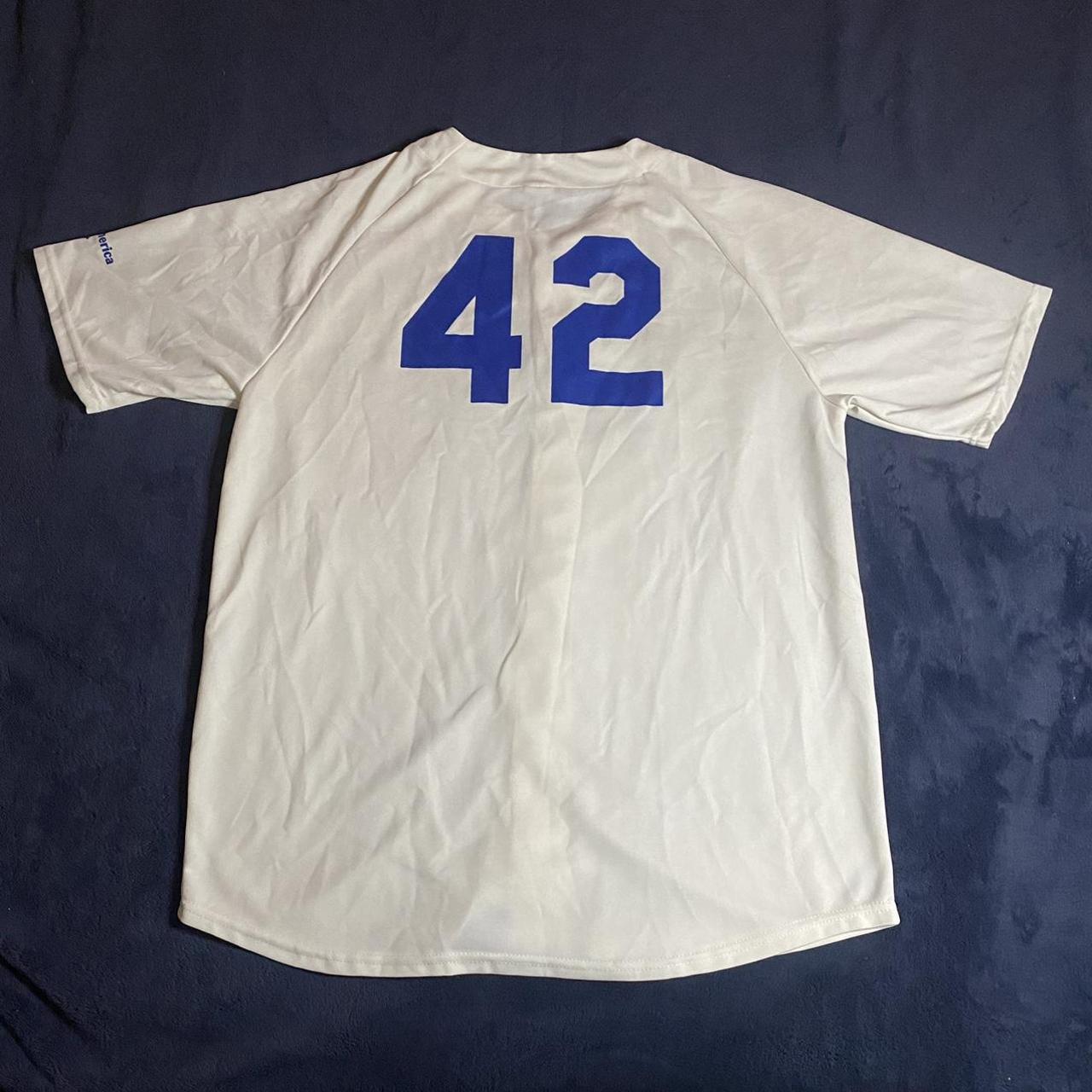 LA Dodgers x Jackie Robinson jersey 42 Promotional - Depop
