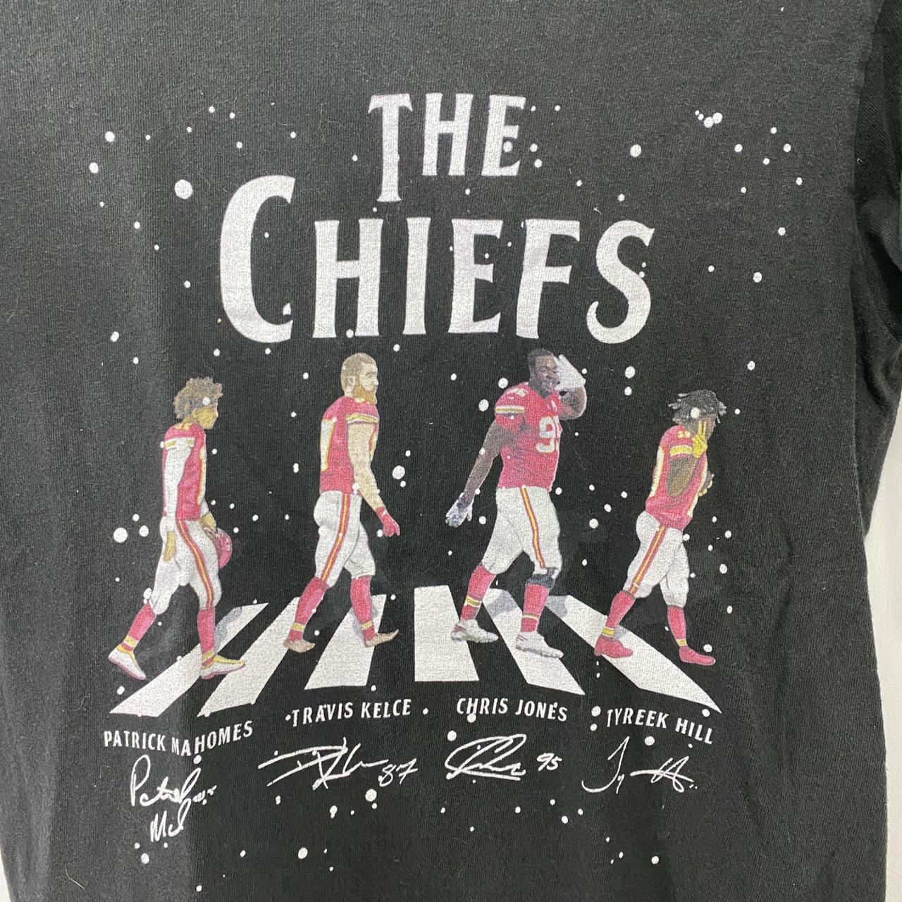 Kansas City Chiefs Abbey Road Patrick Mahomes Tyreek Hill signatures shirt