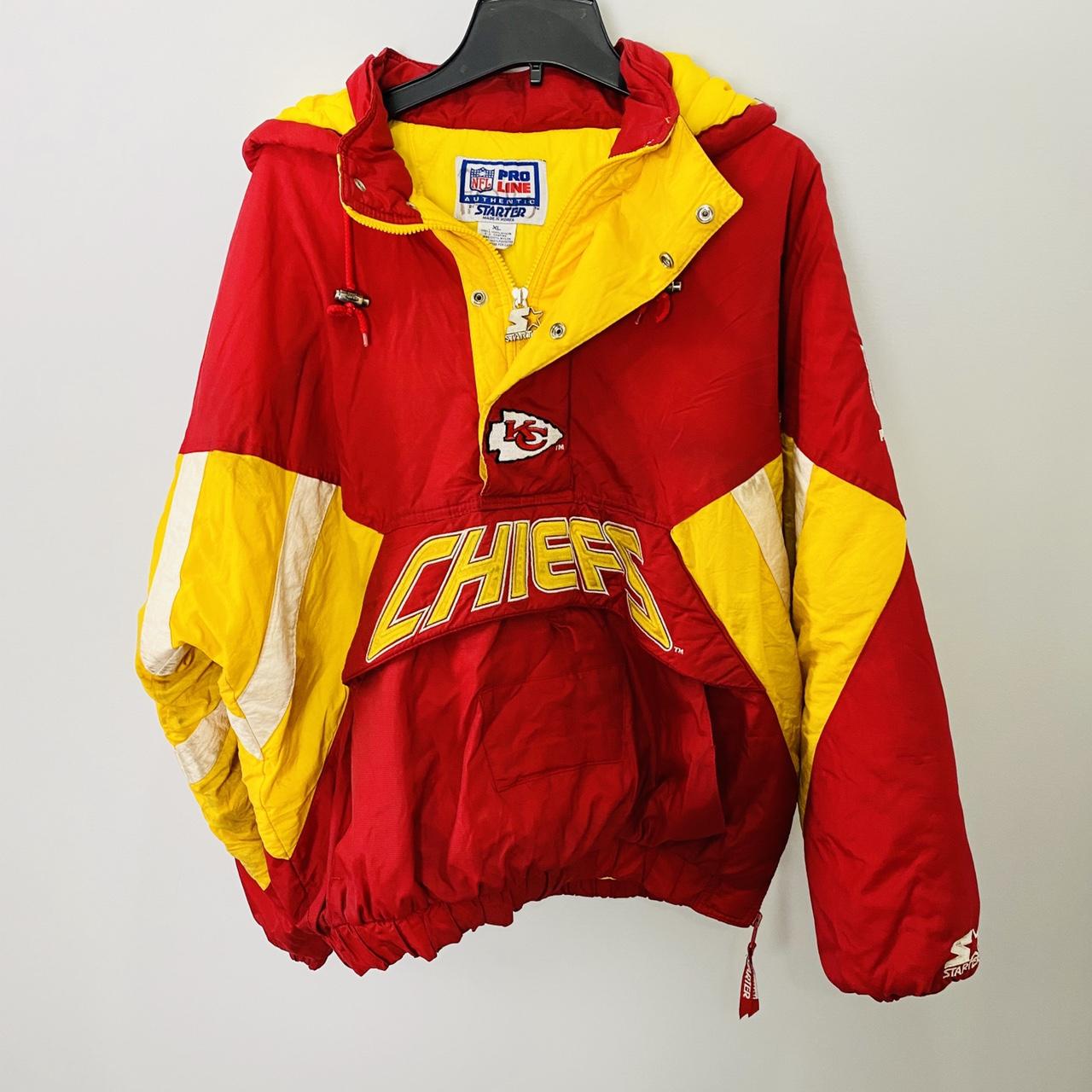 Kansas City Chiefs Lace-Up Hoodie NFL Team Apparel - Depop