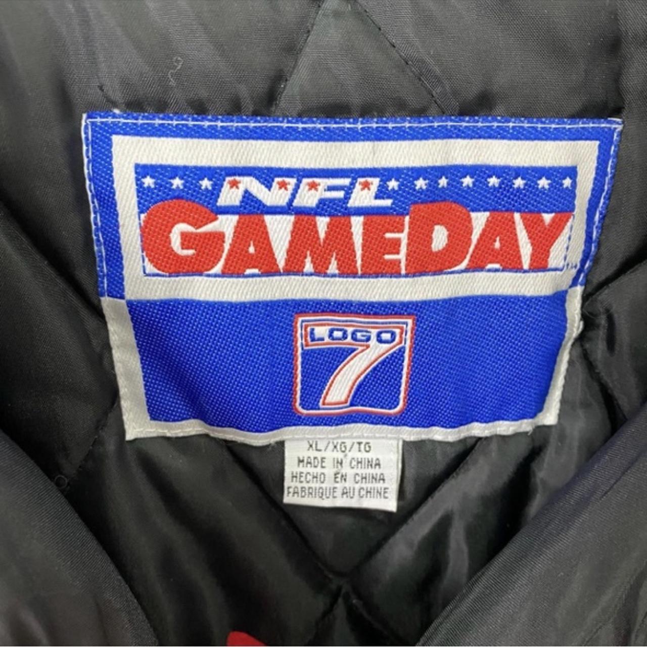 MENS VINTAGE BUFFALO BILLS JACKET PUFFER COAT GAMEDAY NFL 90s SIZE XLarge