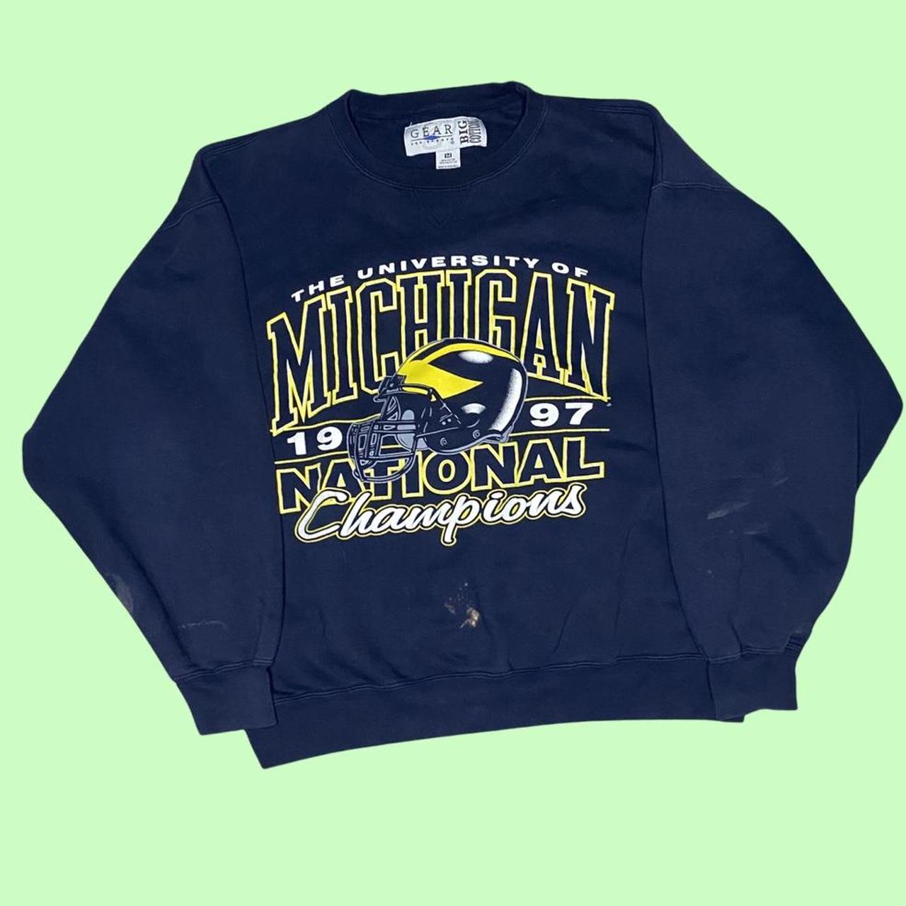 Vintage university of Michigan. Vintage 1997... - Depop