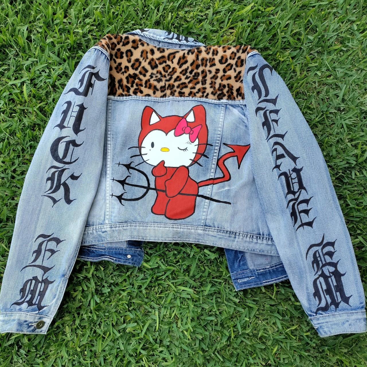 Hello kitty best sale denim jacket