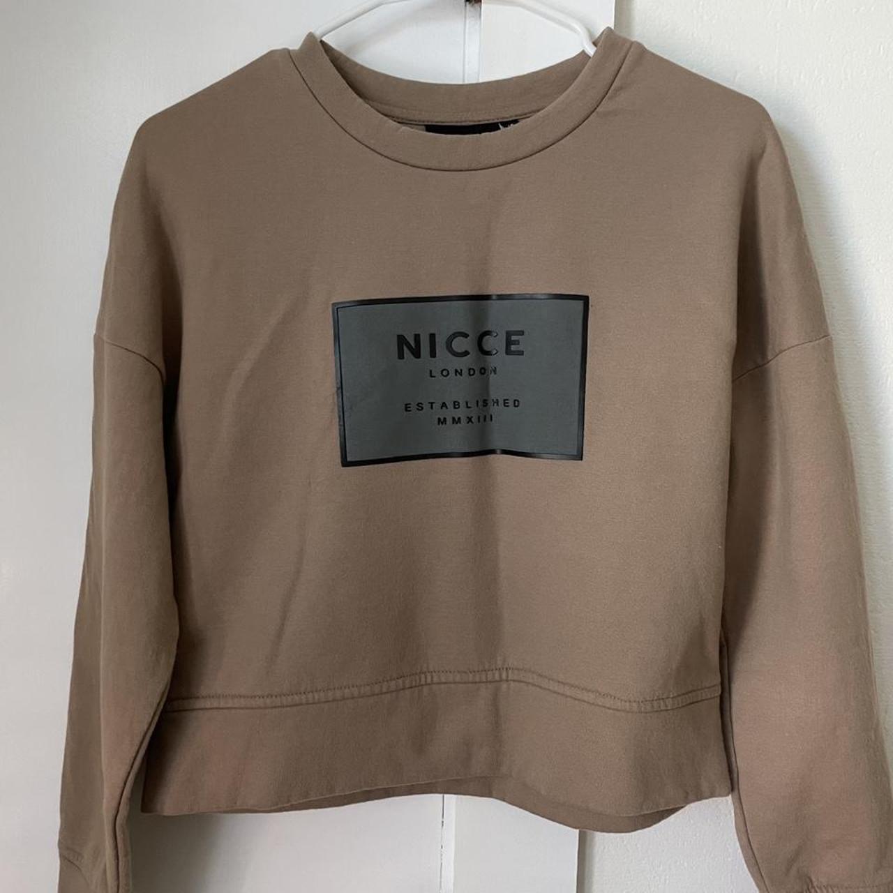 NICCE Women's Brown and Cream Sweatshirt