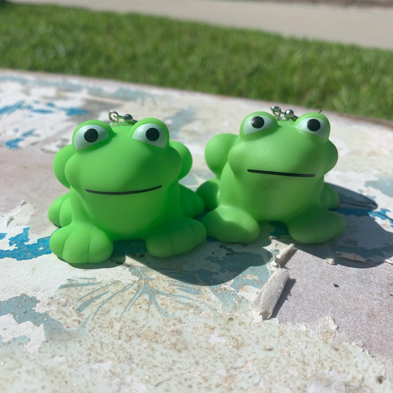 Lesbian deals frog earrings