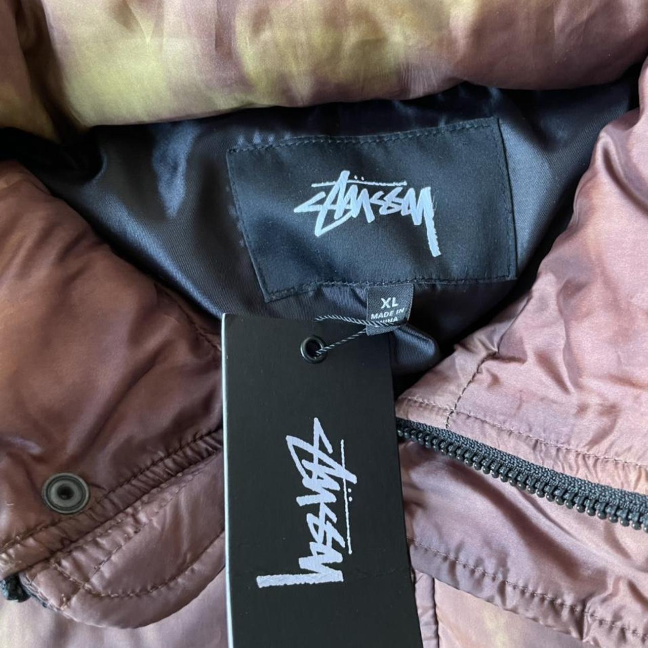 stussy aurora puffer - Depop