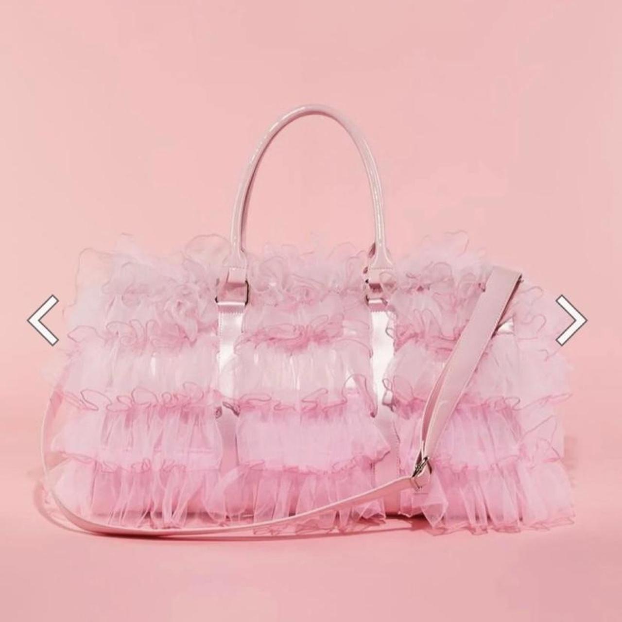 Dolls kill pink duffel bag never used brand new!... Depop