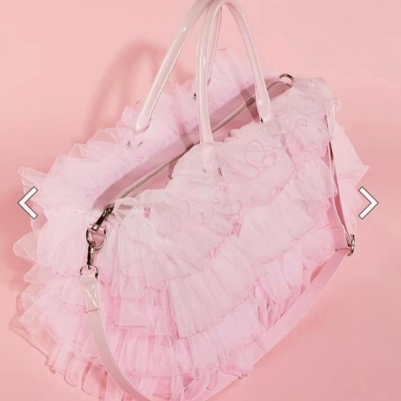 Dolls kill pink duffel bag never used brand new!... Depop