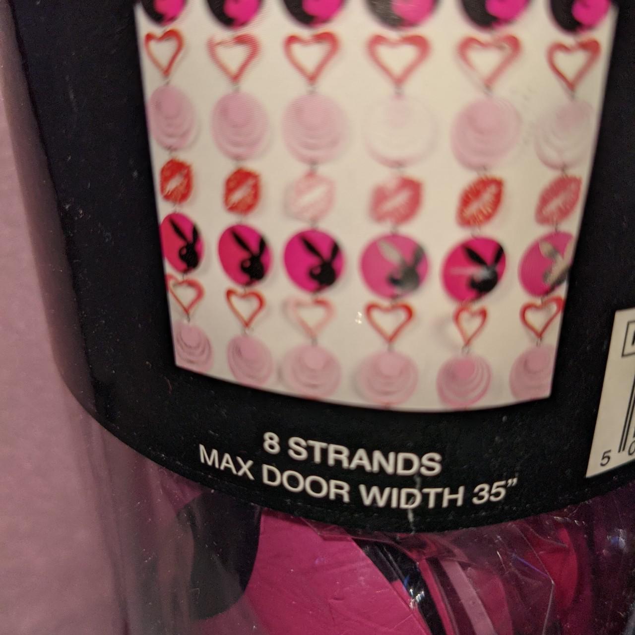 Playboy door curtains 8 strands Item weighs more... Depop