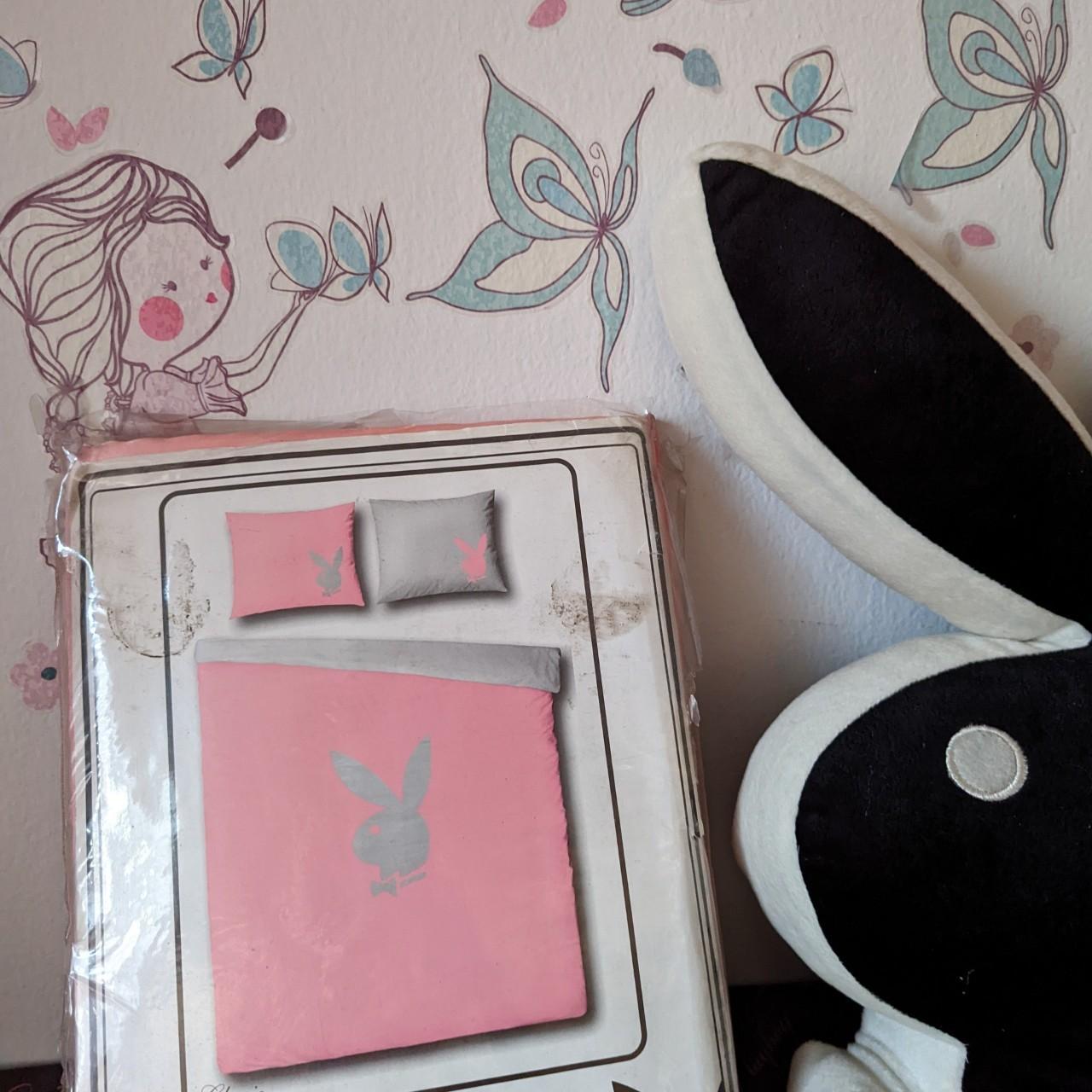 Playboy duvet cover and 1 pillowcase approx... Depop