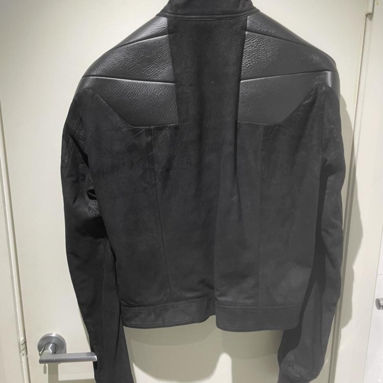 Rick Owens performa bomber in blistered lamb leather | Depop