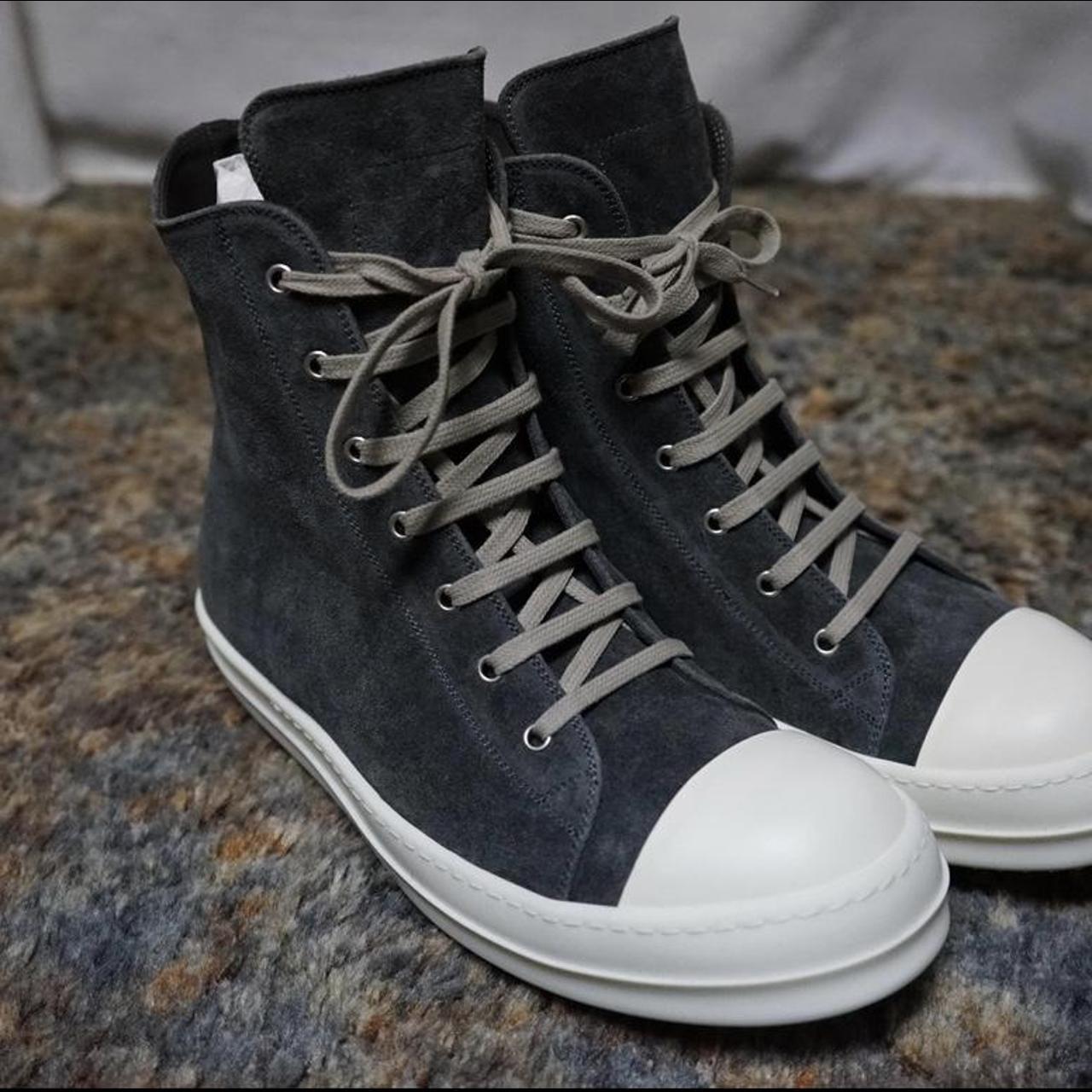 rickowens sneakers ラモーンズダストスエード42