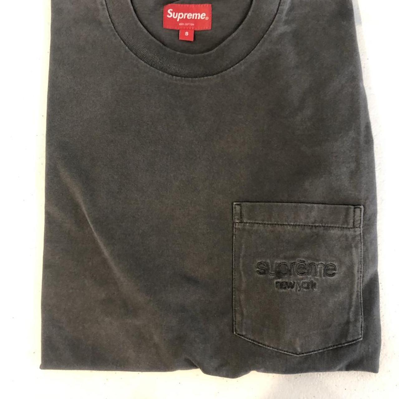 Overdyed pocket hot sale tee supreme