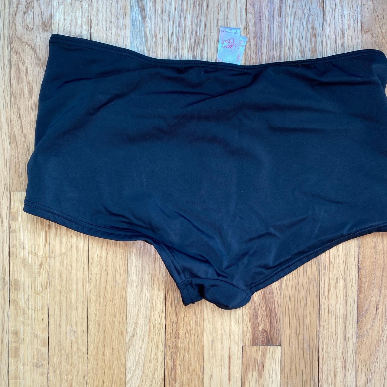 Primark Women's Black Swim-briefs-shorts | Depop