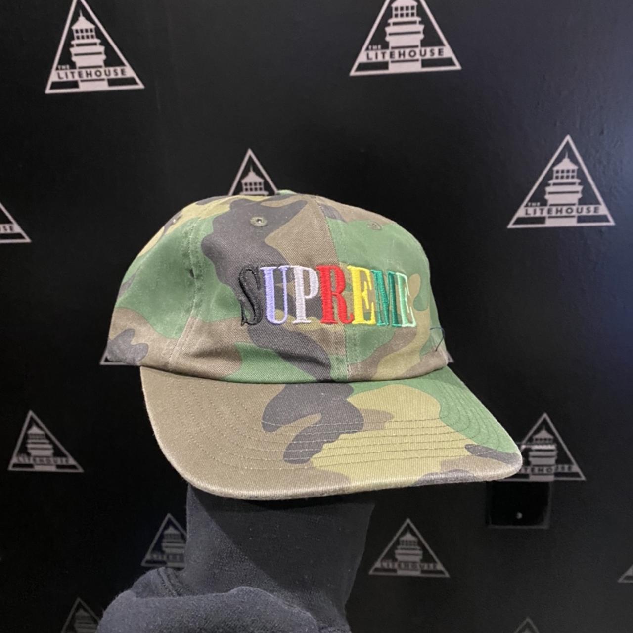Supreme multi color logo 6 panel cap Brand new | Depop