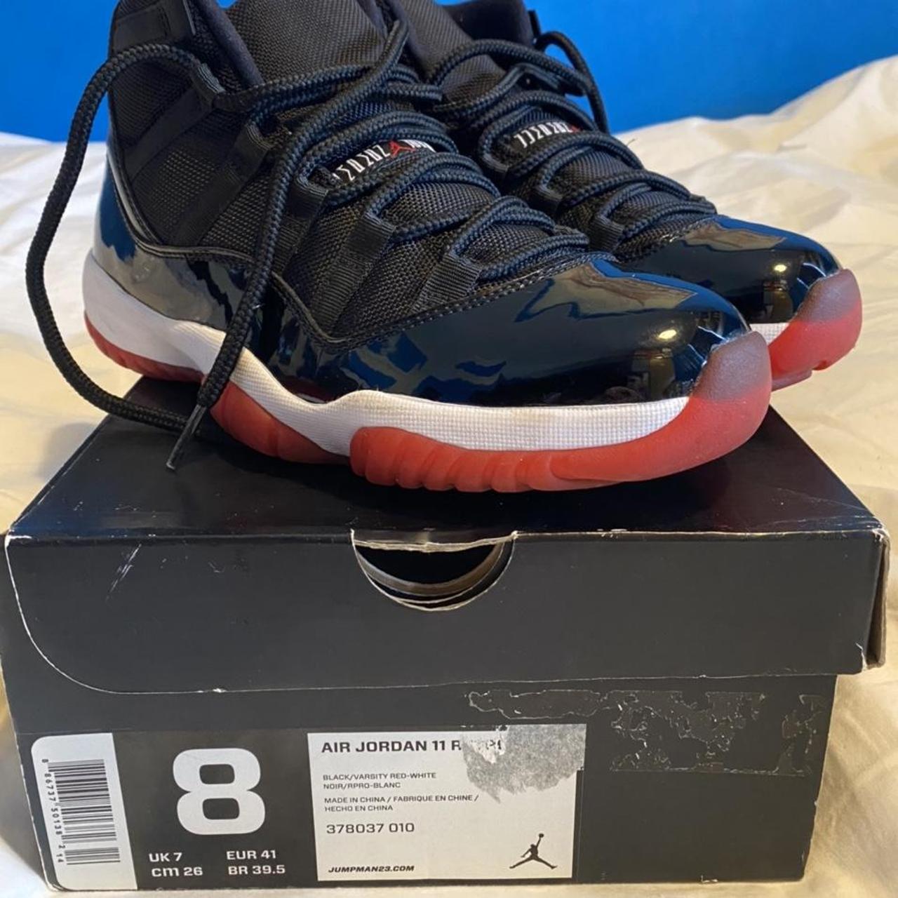 creased jordan 11s