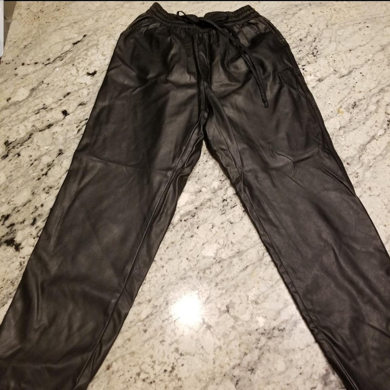 Abercrombie cheap leather joggers