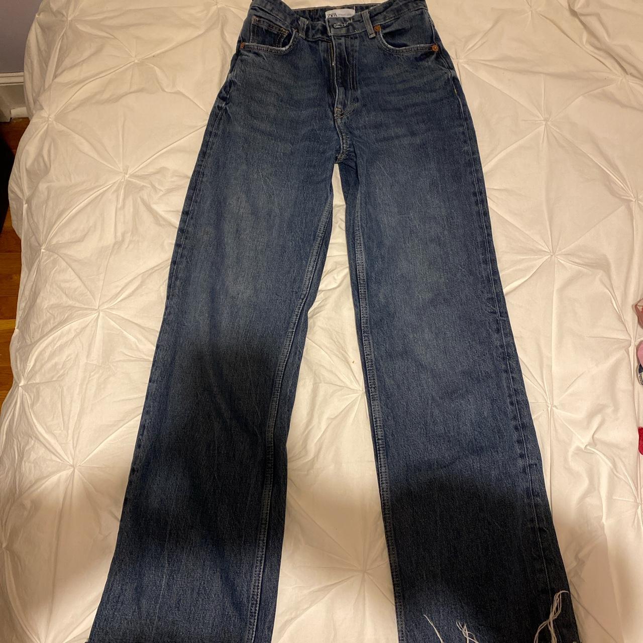 Zara jeans in a size 2 (23-24 inch waist for... - Depop