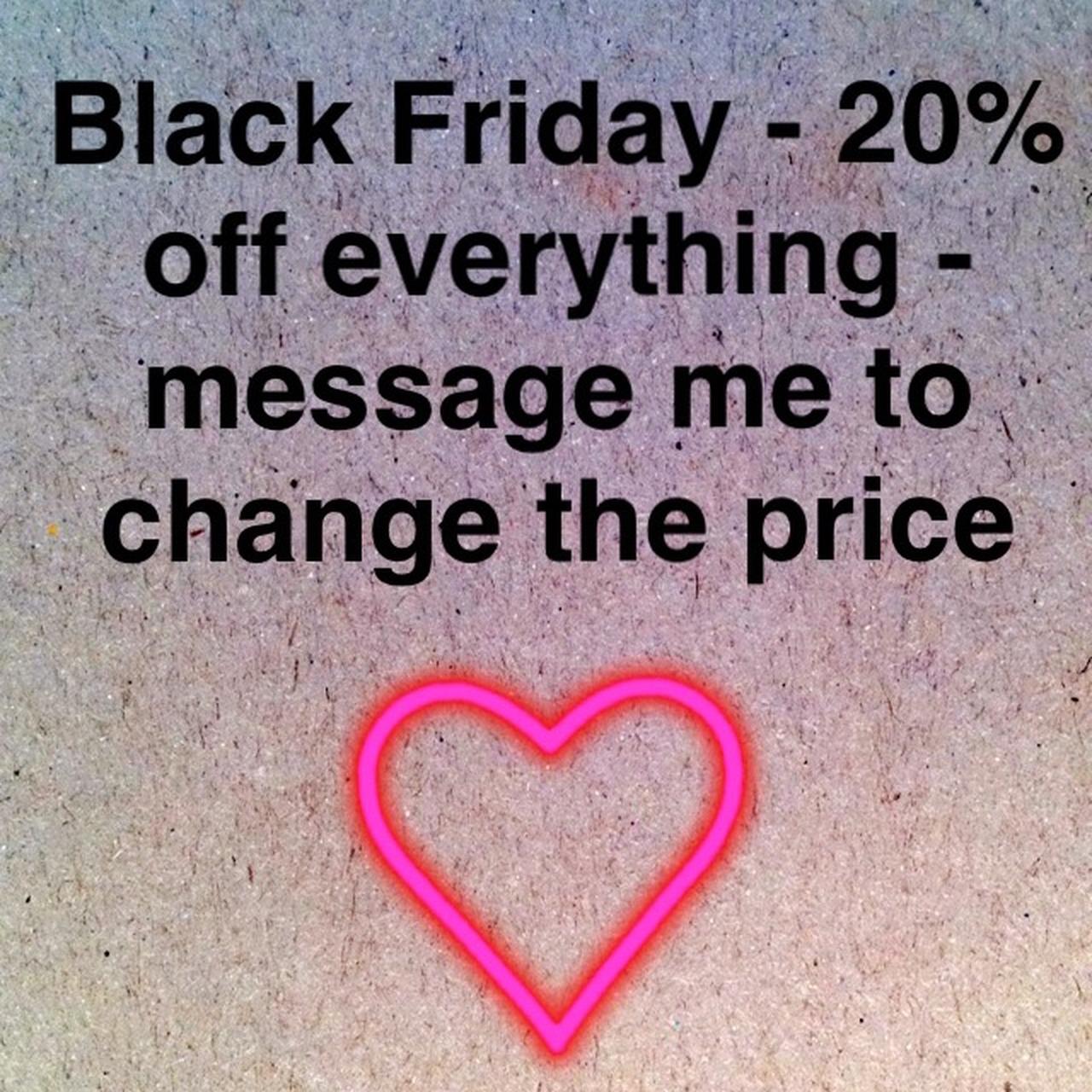 Take 10% off for #cybermonday #blackfriday *New* - Depop