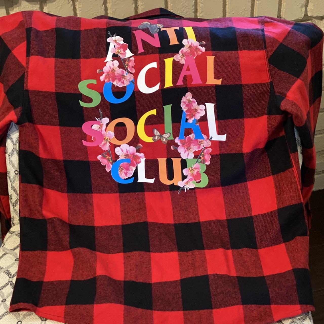 Anti Social Social Club Frantic Flannel , XL, Tried on...