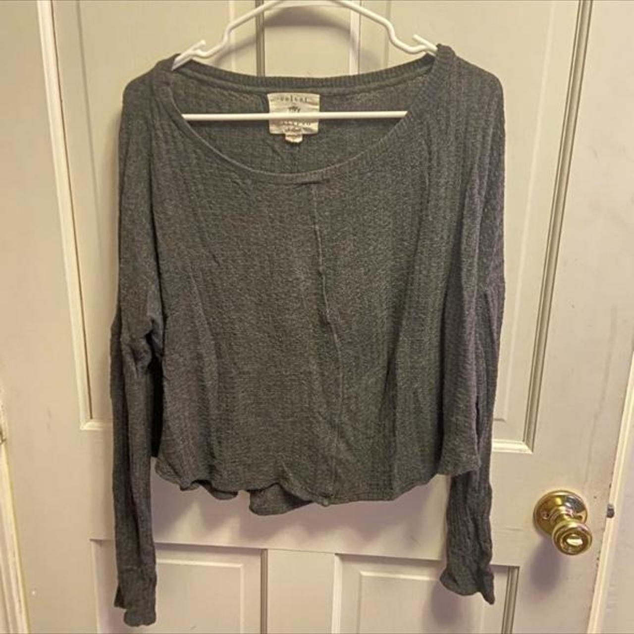 Velvet for Calypso St. Barths Grey Knit Sweater In... - Depop