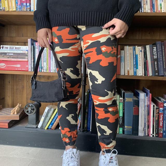 Camo Jeggings Super cute Camo Jeggings! Waist: - Depop