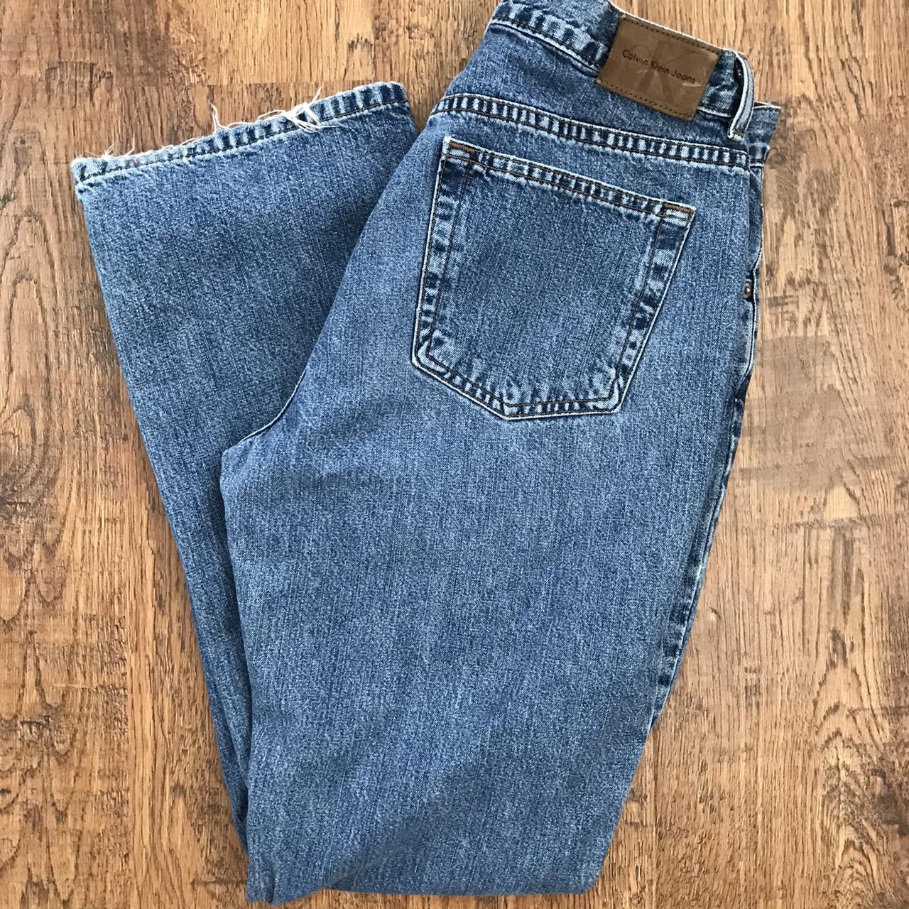 Vintage Calvin Klein mom jeans size 8. These jeans... - Depop