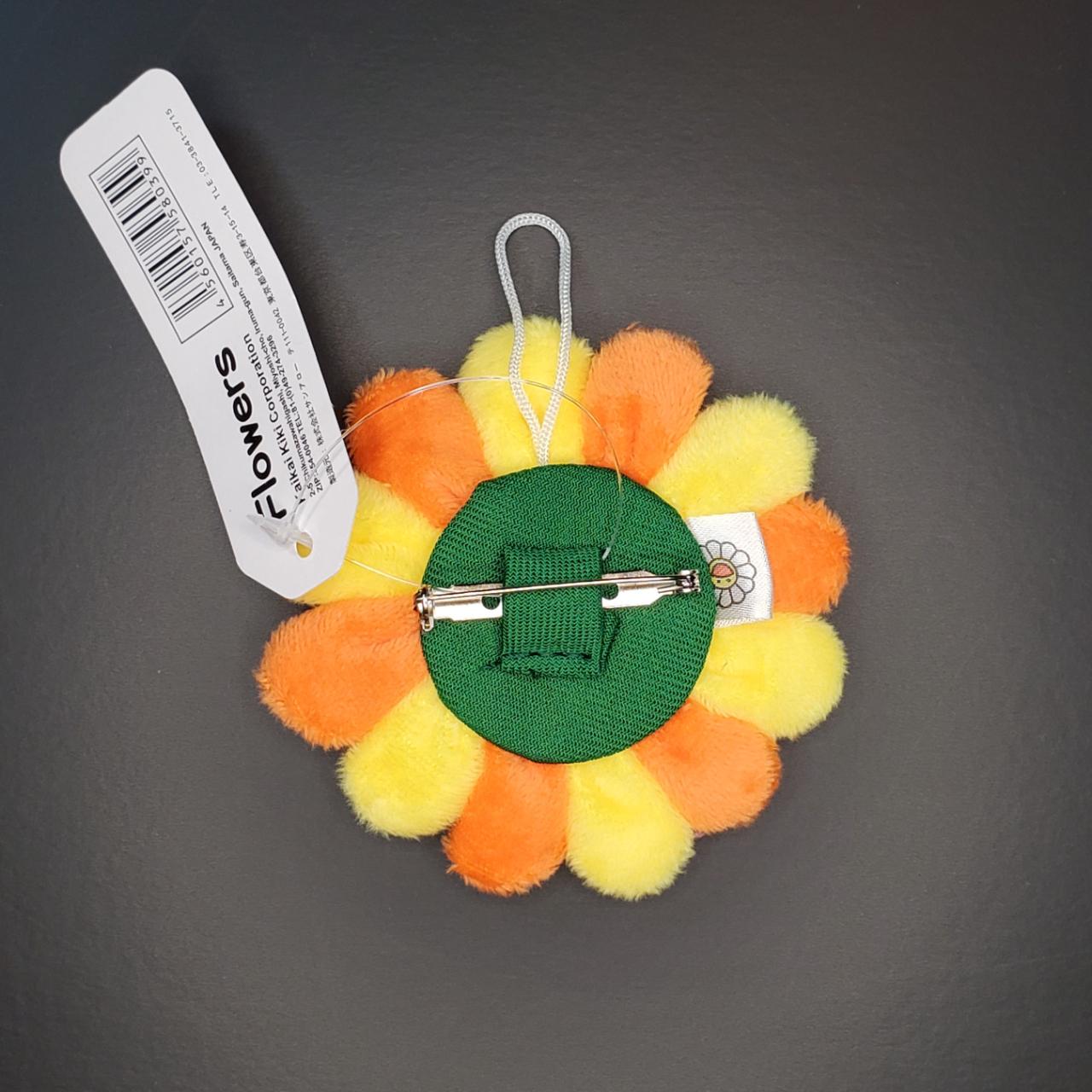 Takashi Murakami Kaikaikiki plush flower keychain - Depop