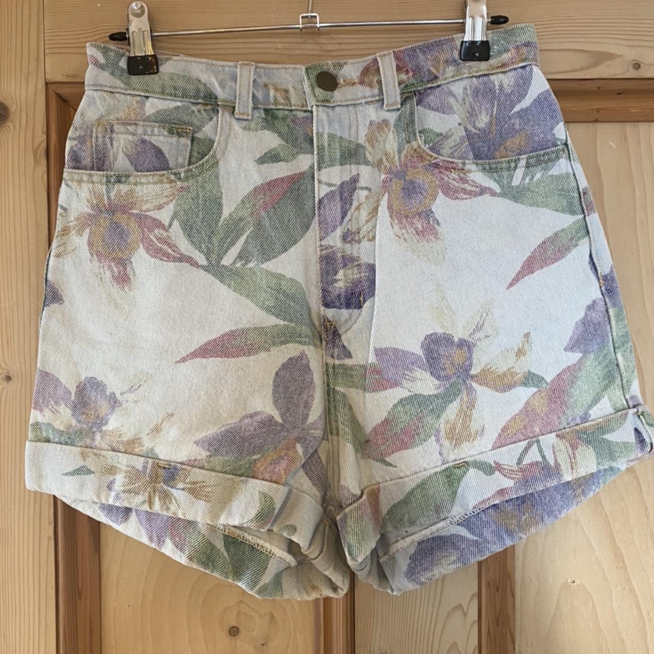 American Apparel Floral Denim