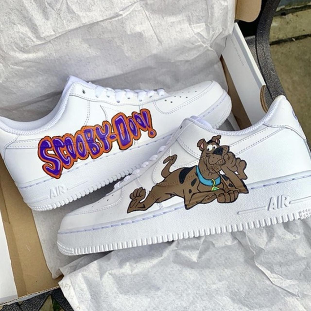 ⚡️ SCOOBY-DOO OT CUSTOMS AF1⚡️ Hand painted shoes Depop
