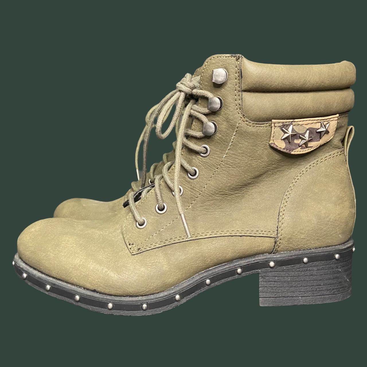 rock and candy combat boots