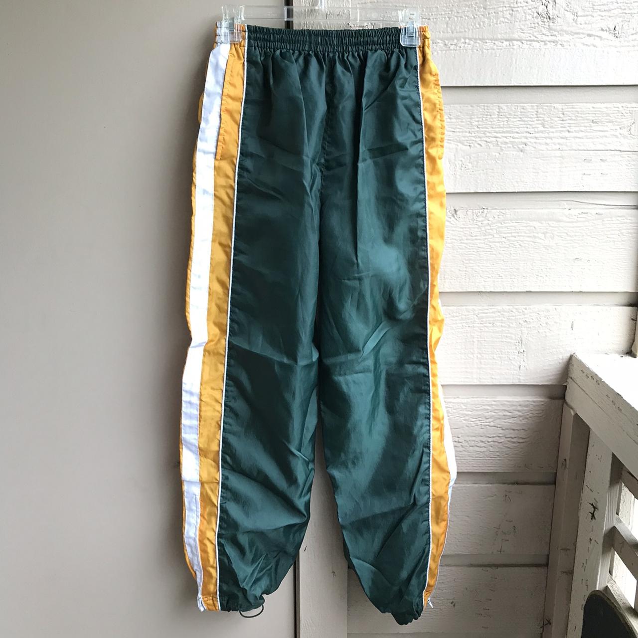 Men's Green and Yellow Joggers-tracksuits | Depop