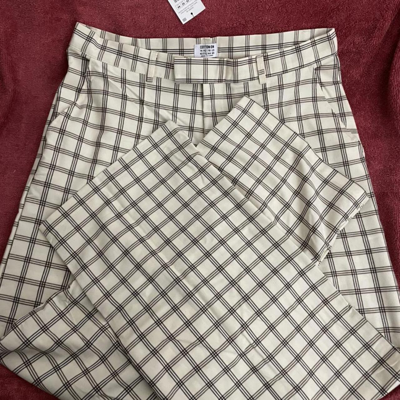 Cotton on hot sale plaid pants