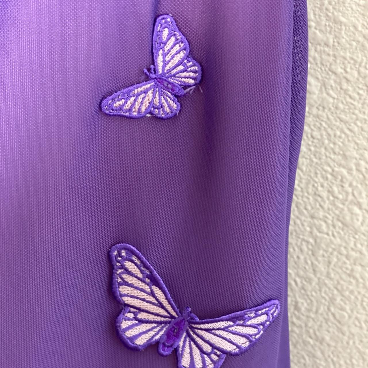 Dolls Kill Women's Pink and Purple Dress Depop