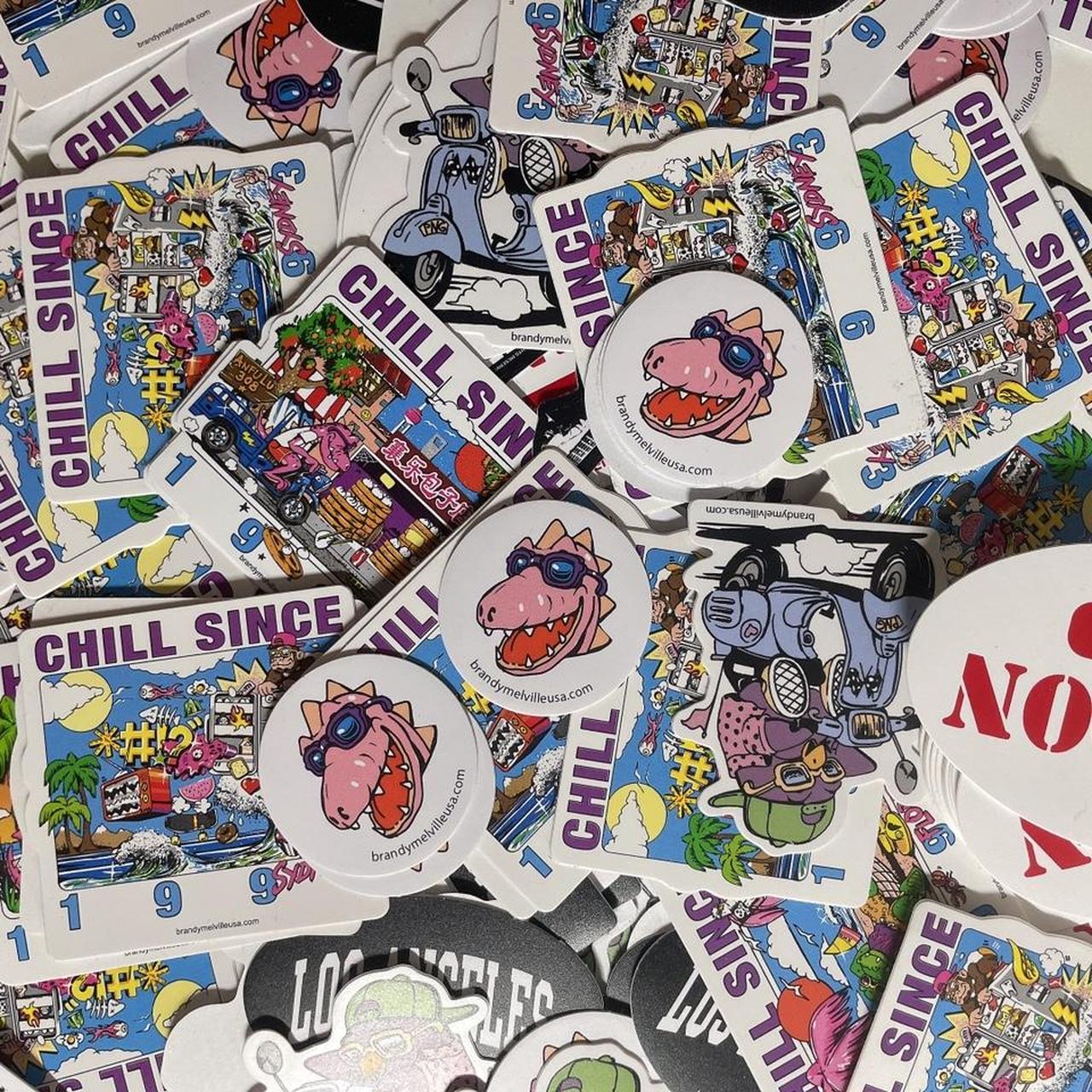 brandy melville stickers 13 for 65 stickers free depop