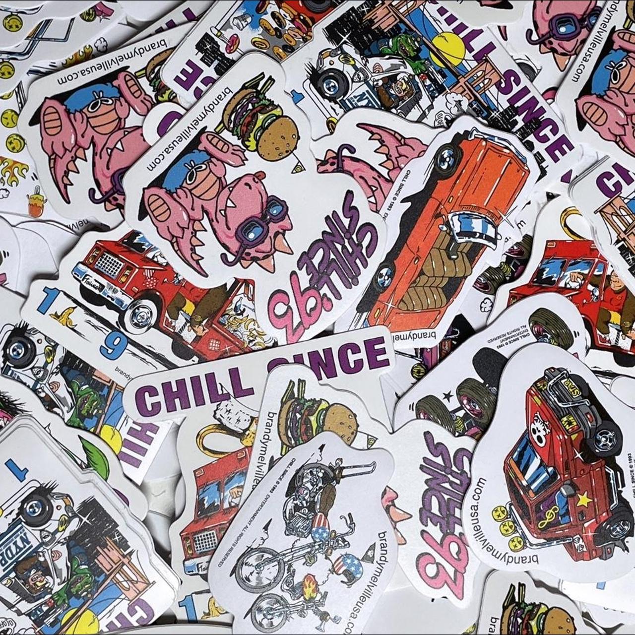 brandy melville stickers 13 for 65 stickers free depop