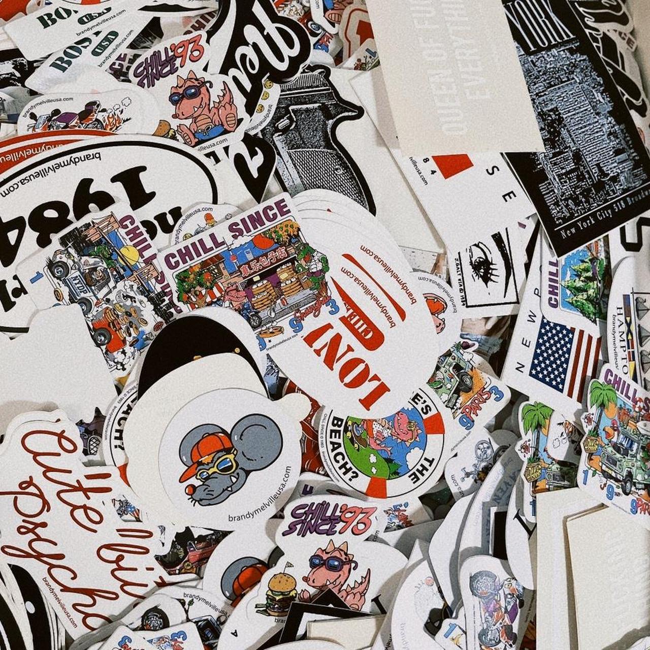 brandy melville stickers 13 for 65 stickers free depop