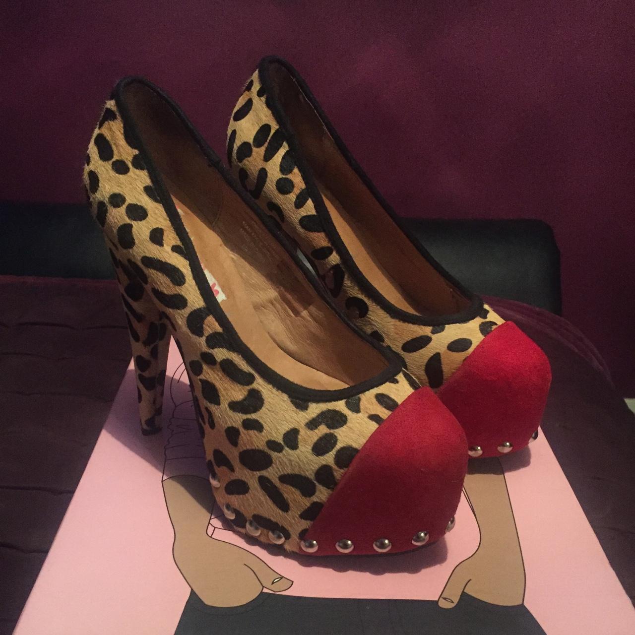 Leopard and 2024 red heels