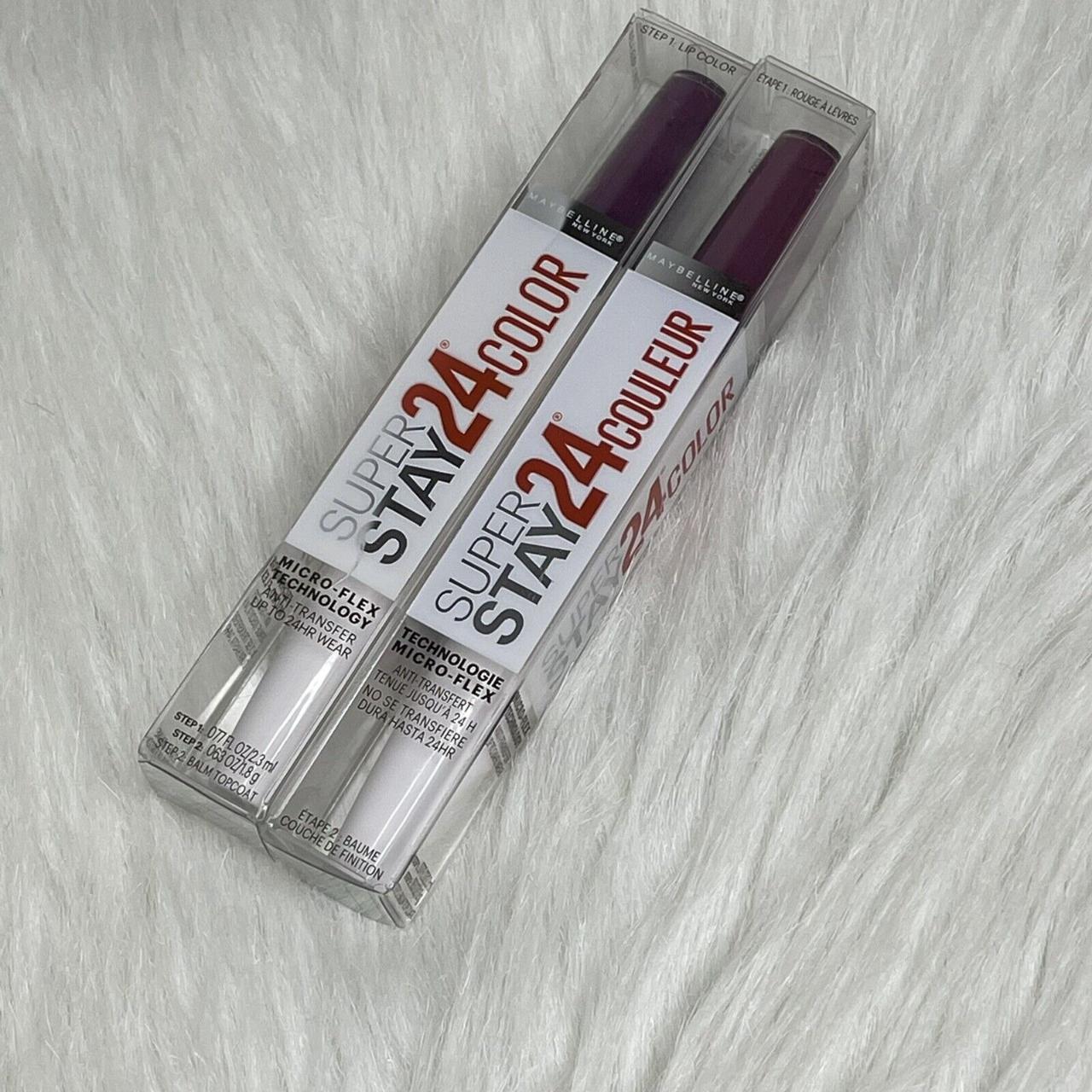 2 Maybelline Superstay 24 2 Step Liquid Lipstick Lip Depop 